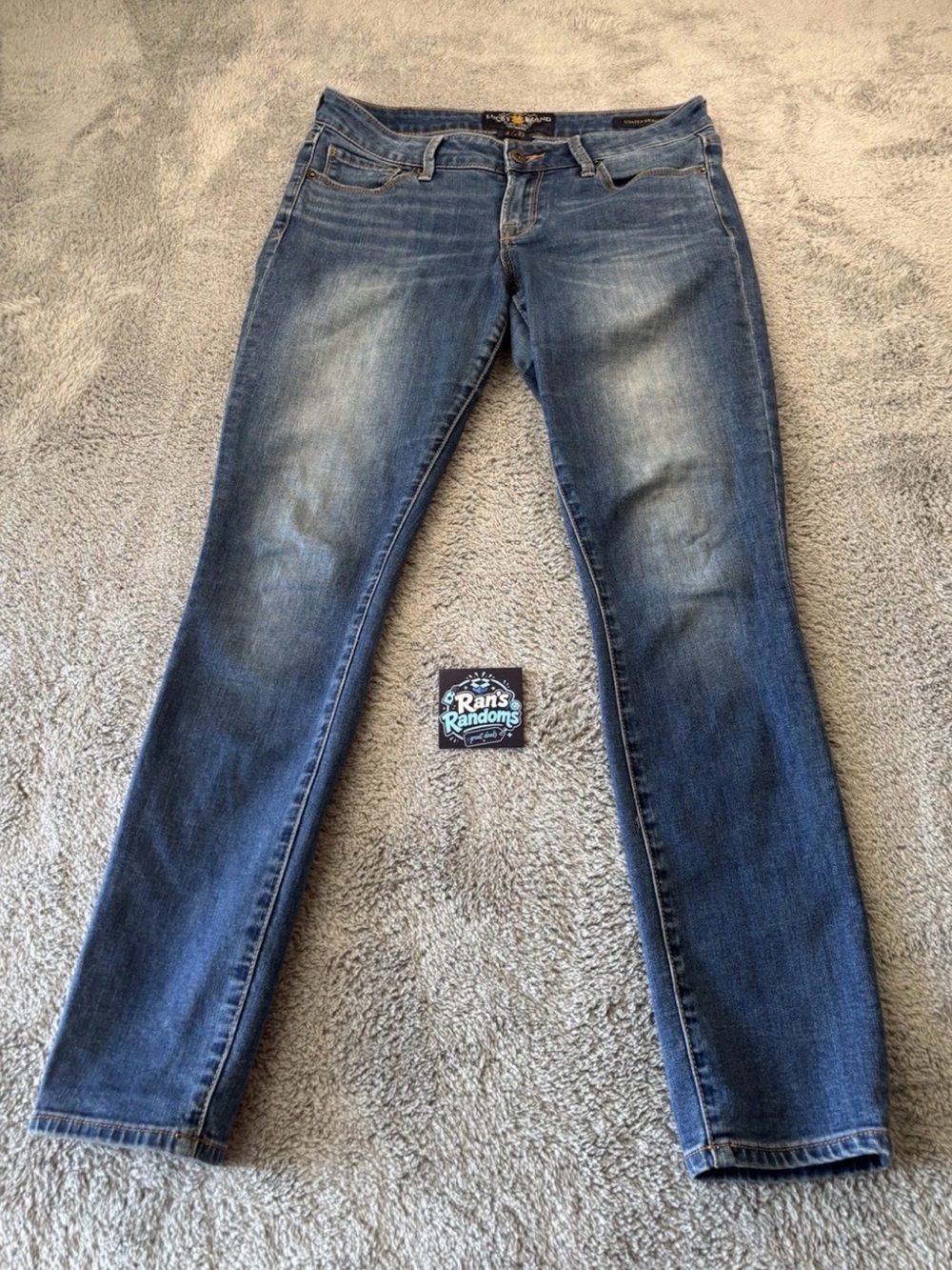 Lucky Brand Women's Skinny Jeans in Medium Blue Wash